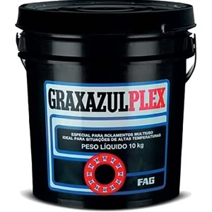 Graxa FAG GRAXAZULPLEX 10kg Multiuso Rolamentos Altas Temperaturas