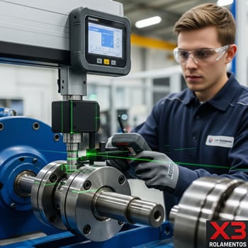 ferramenta de alinhamento a laser para alinhar eixos industriais