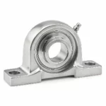 Mancal de pedestal em aco inox serie S-UCP com rolamento inoxidavel para industria alimenticia.