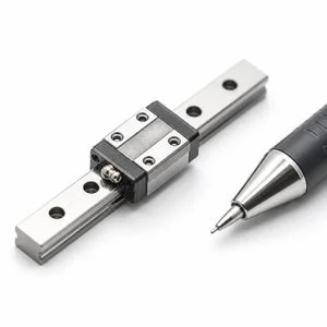 Mini guias lineares em aço inoxidável para eixos compactos e equipamentos biomédicos de precisão, distribuídas pela X3 Rolamentos.