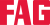 Logotipo da marca Fag em estoque de pronta entrega na X3 Rolamentos.